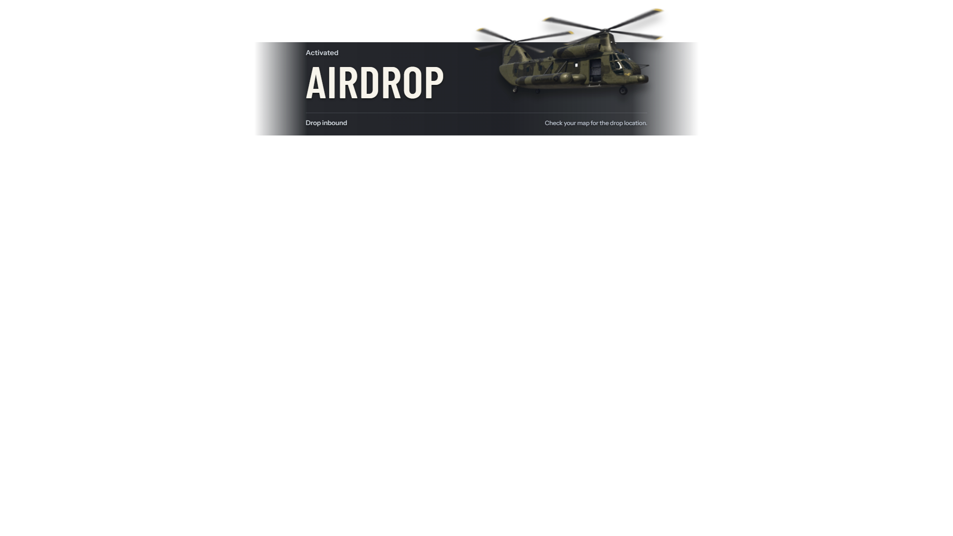 Announcement after dispatch